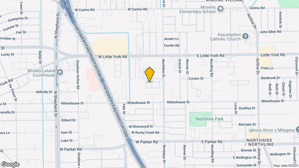 Northline Apartments Map and Location Details