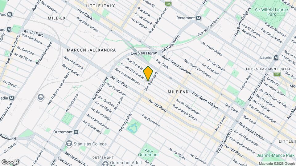 201-211 Bernard Rue O Map and Location Details