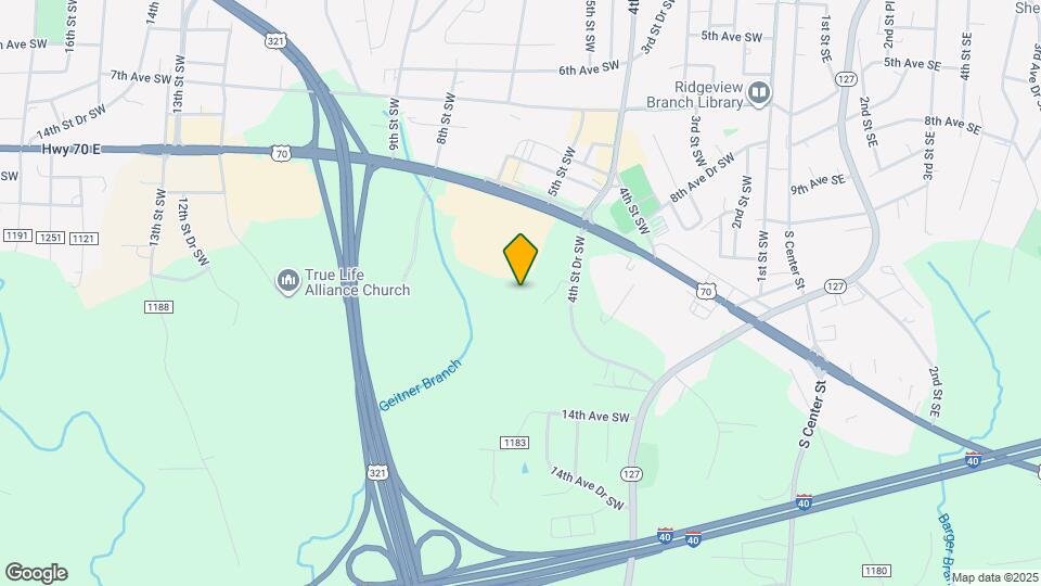 Lodge at Hickory Map and Location Details