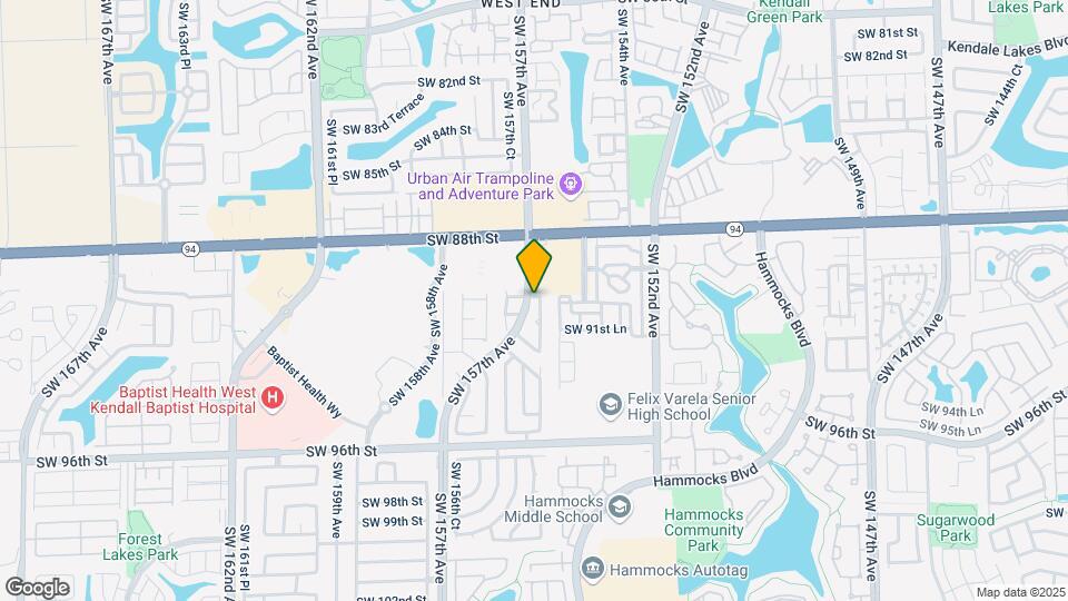 9038 SW 156th Ct Map and Location Details