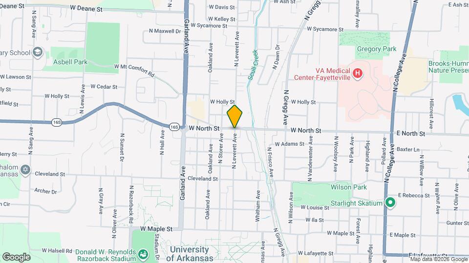 1089 N Leverett Ave Map and Location Details