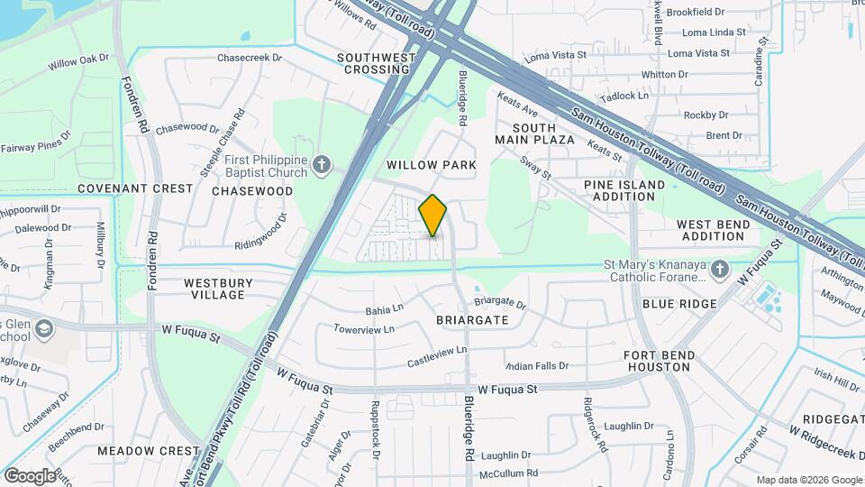 6851 Chasewood Dr Map and Location Details
