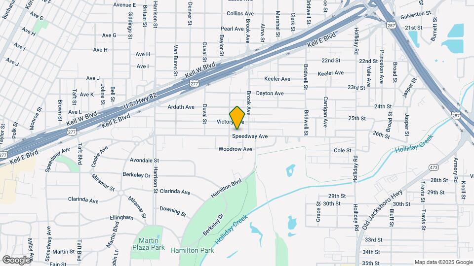 1710 Speedway Ave Map and Location Details