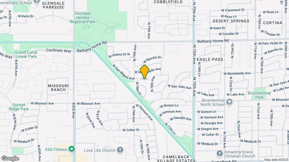 7825 W San Miguel Ave Mapa y Detalles de la Ubicación
