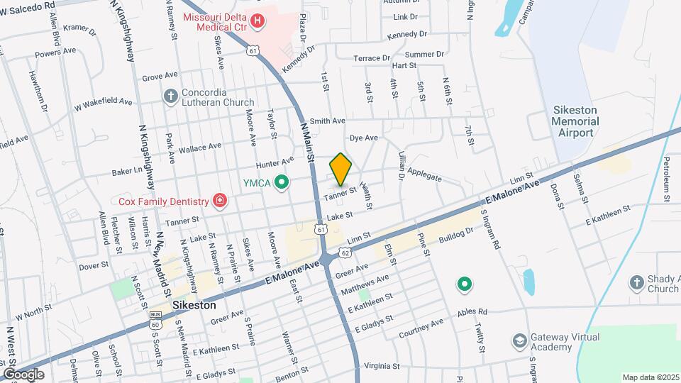 824 Tanner St Map and Location Details