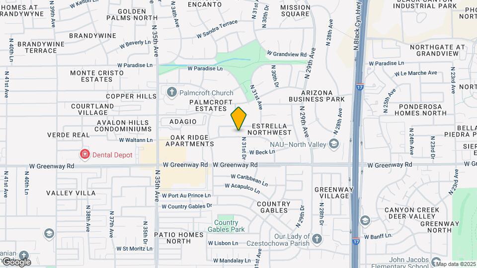 3144 W Betty Elyse Ln Mapa y Detalles de la Ubicación