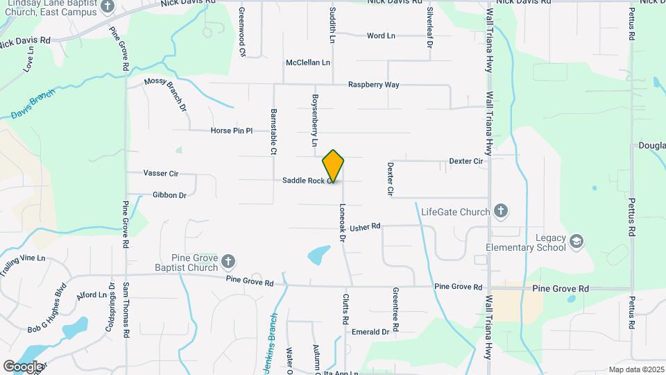 214 Saddle Rock Ct Map and Location Details