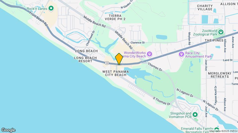 Laketown Wharf Resort Map and Location Details