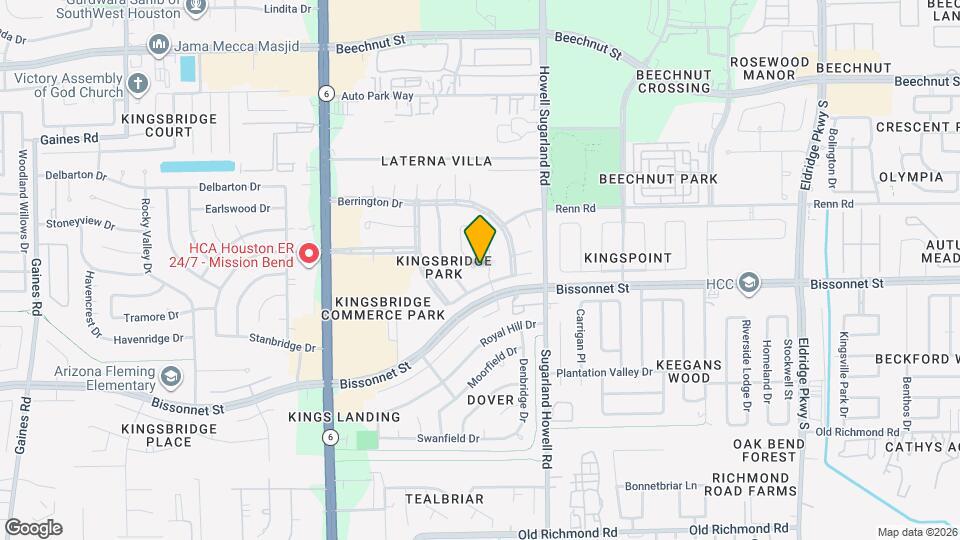 8926 Diamond Lake Ln Map and Location Details