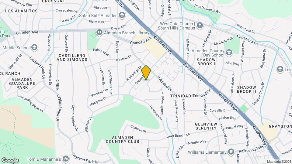 1161 Old Oak Dr Map and Location Details