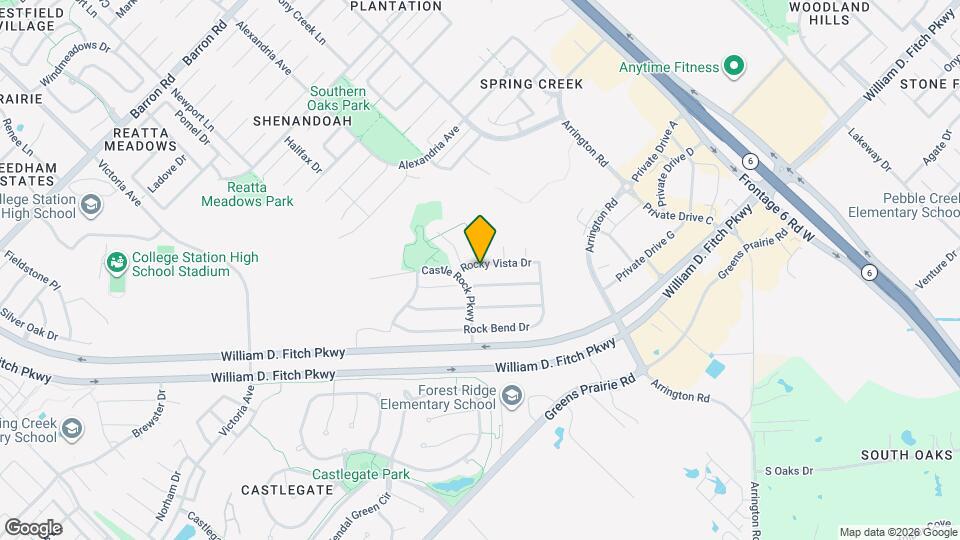 4006 Rocky Vista Dr Map and Location Details