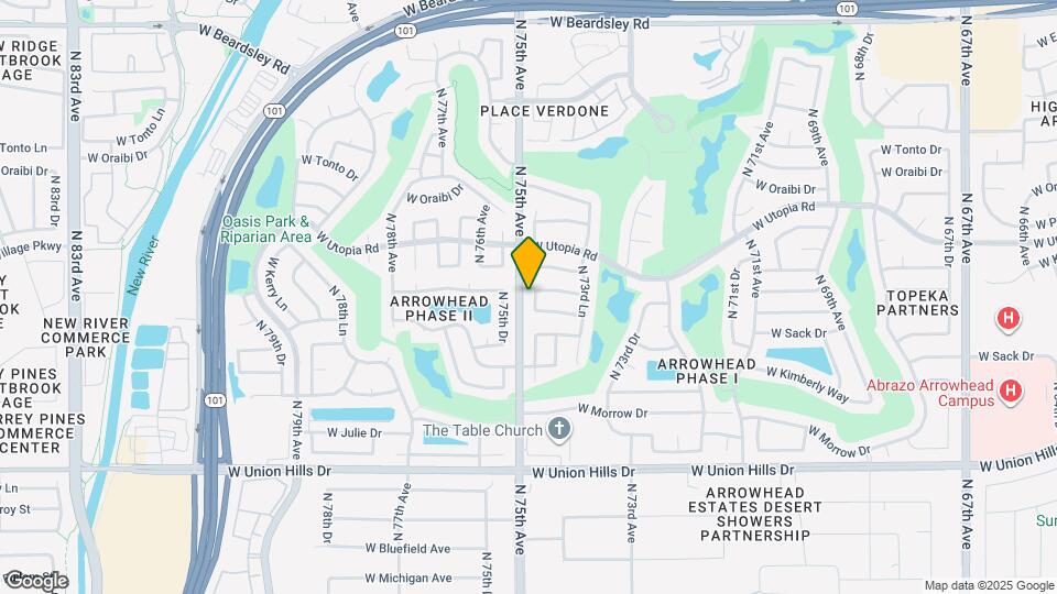 19220 N 74th Dr Mapa y Detalles de la Ubicación