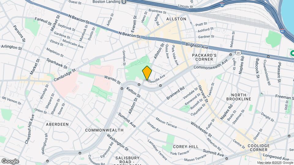 126 Glenville Ave Map and Location Details