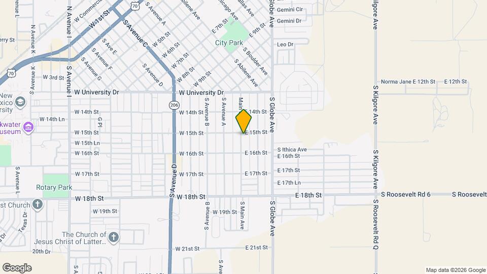 1505 S Main Ave Map and Location Details