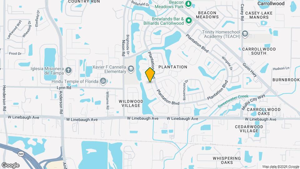 10536 Chadbourne Dr Map and Location Details