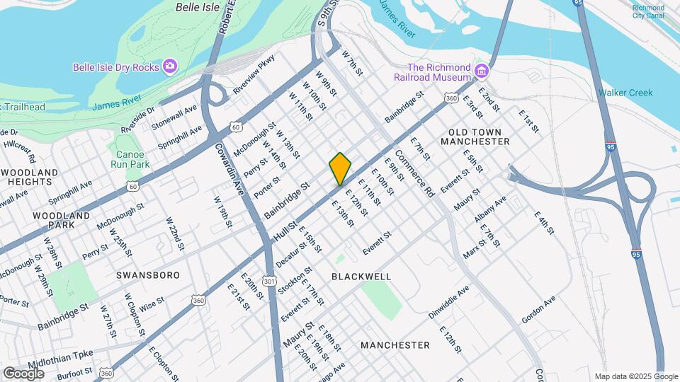1204 Hull St Map and Location Details