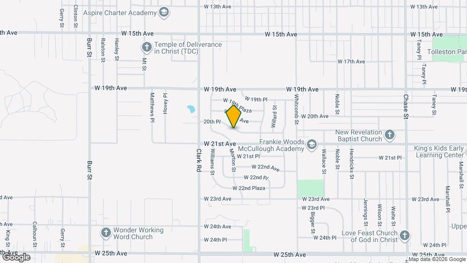 4311 20th Pl Map and Location Details