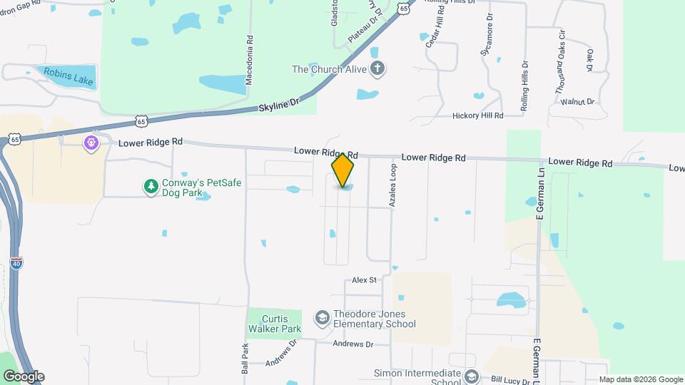 2230 Matthews Meadow Ln Mapa y Detalles de la Ubicación