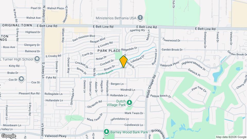 2211 Lakeland Dr Map and Location Details