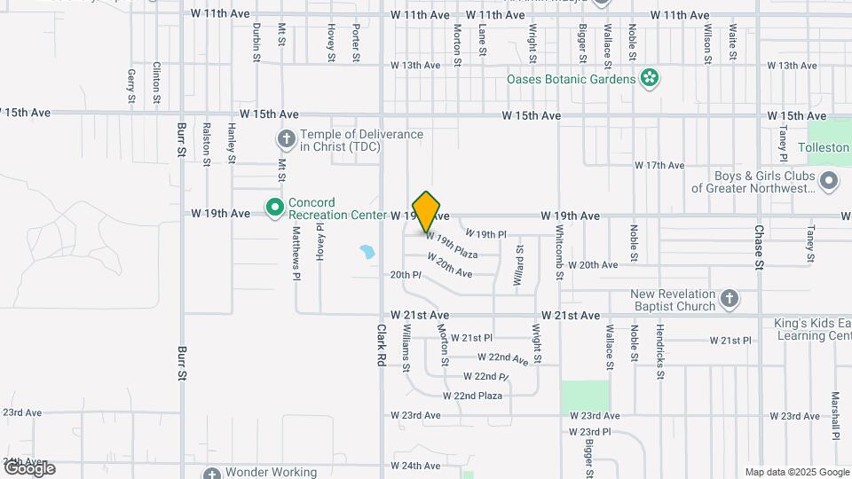 4411 W 19th Plaza Map and Location Details