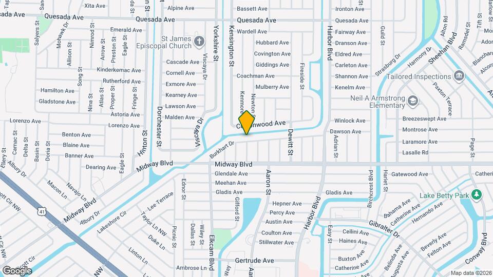 21212 Burkhart Dr Map and Location Details