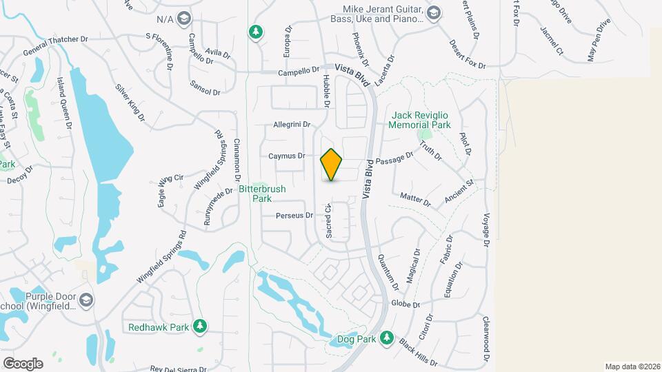 3881 Hazy Swale Way Map and Location Details