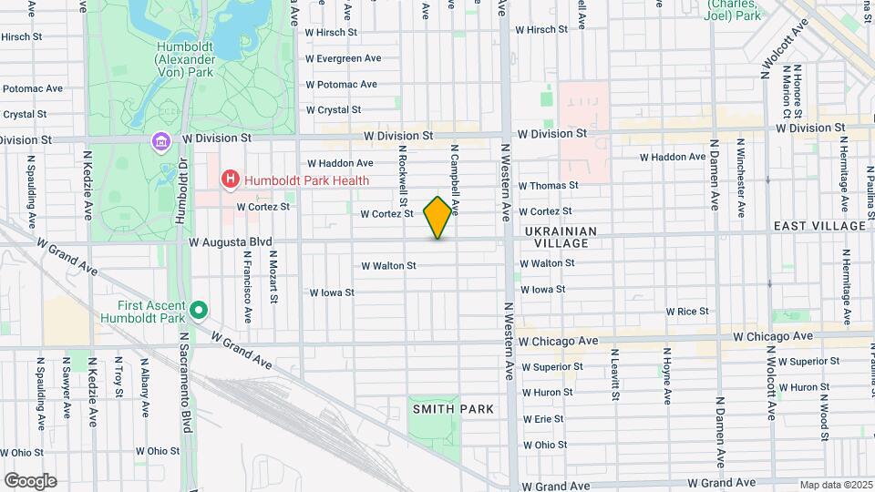 2521 West Augusta Boulevard Map and Location Details