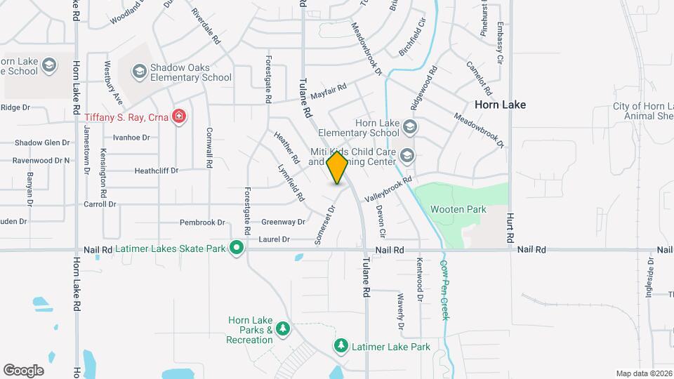 6255 Somerset Dr Map and Location Details