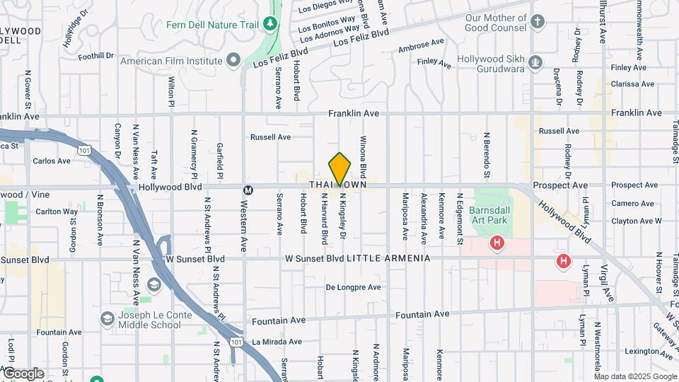 5200 @ Hollywood Mapa y Detalles de la Ubicación