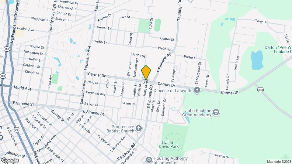 1002 La Pl Ave Map and Location Details