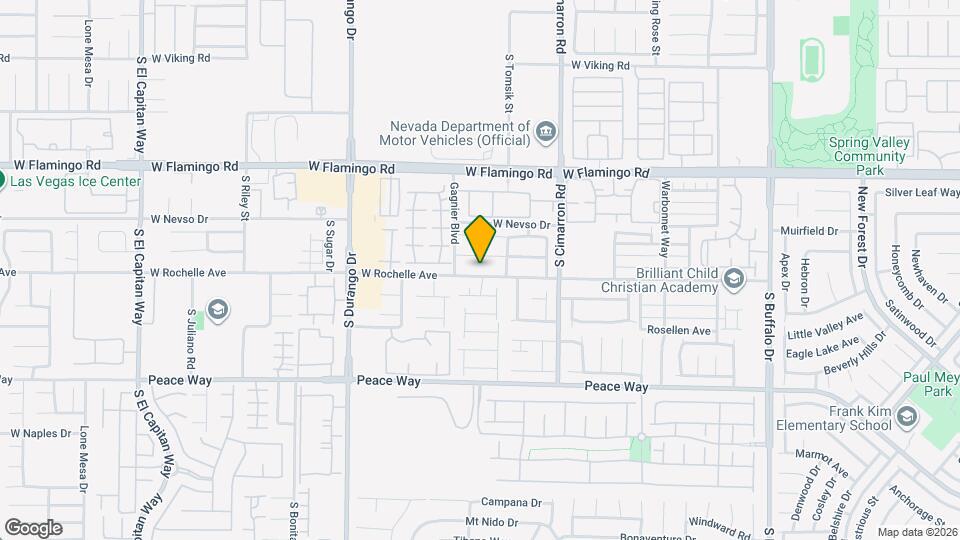 8358 W Rochelle Ave Map and Location Details