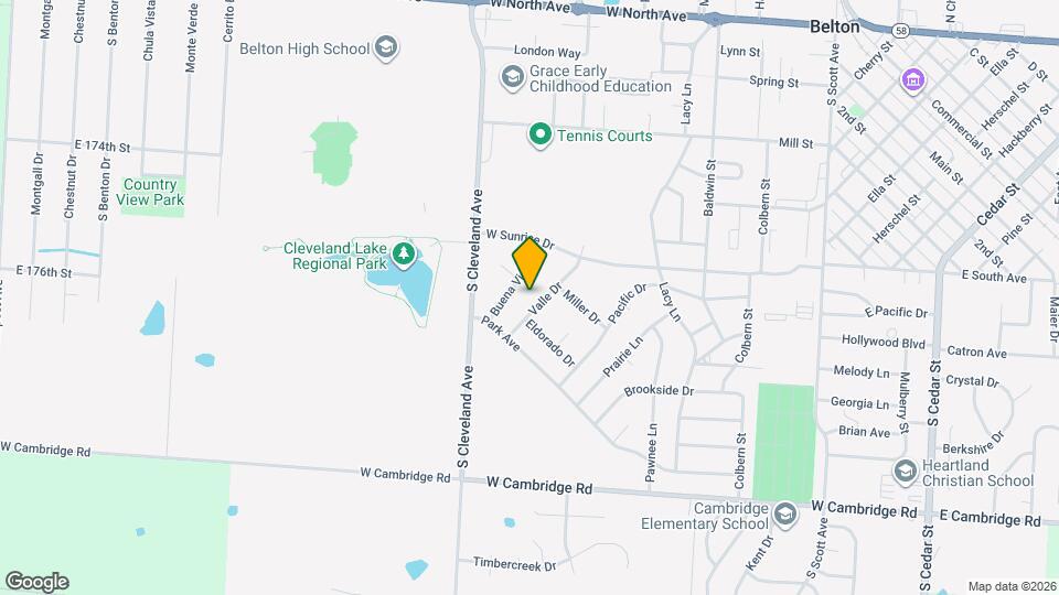 518 Valle Dr Mapa y Detalles de la Ubicación