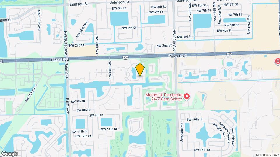413 Palm Cir E Map and Location Details