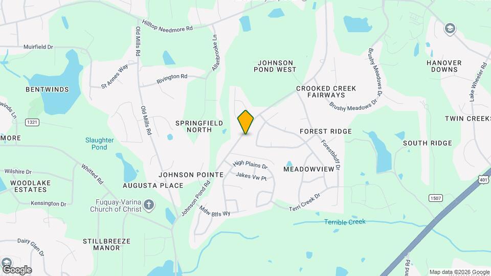 5921 Johnson Pond Rd Mapa y Detalles de la Ubicación