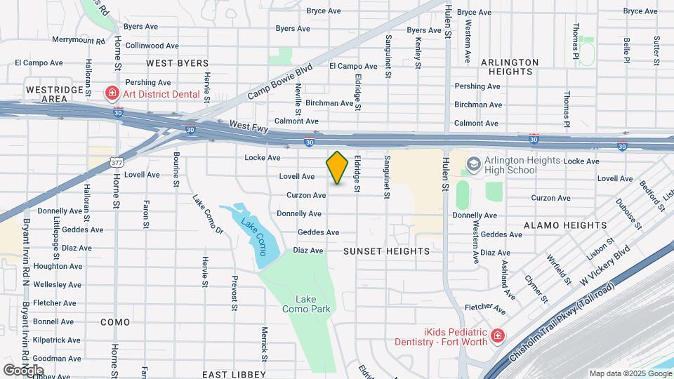 4924 Curzon Ave Map and Location Details