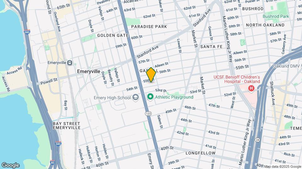 1070 54th St Map and Location Details