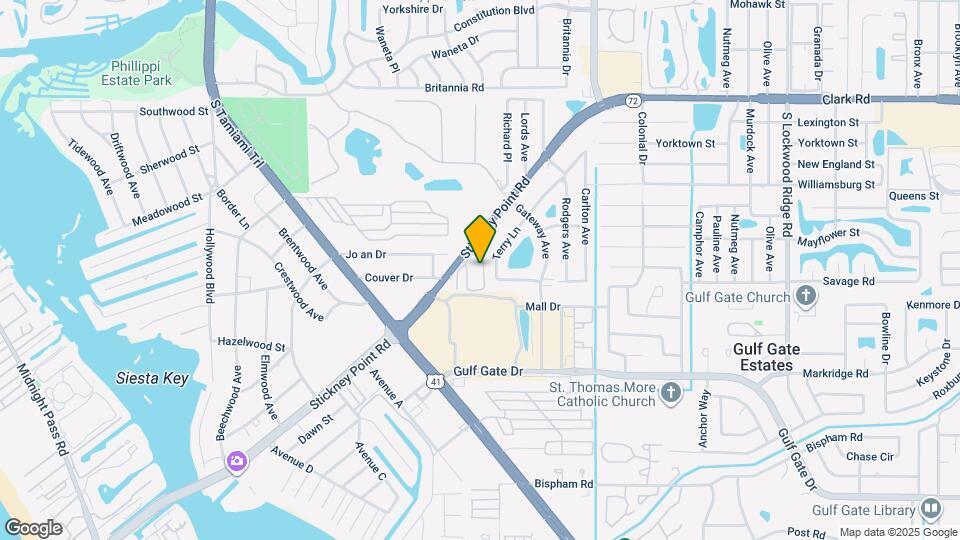 2280 Stickney Point Rd Map and Location Details