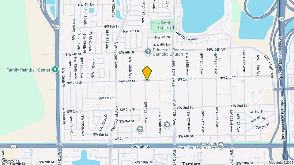 12890 NW 2nd St Map and Location Details