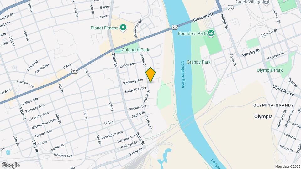 1419 Axtell Dr Map and Location Details