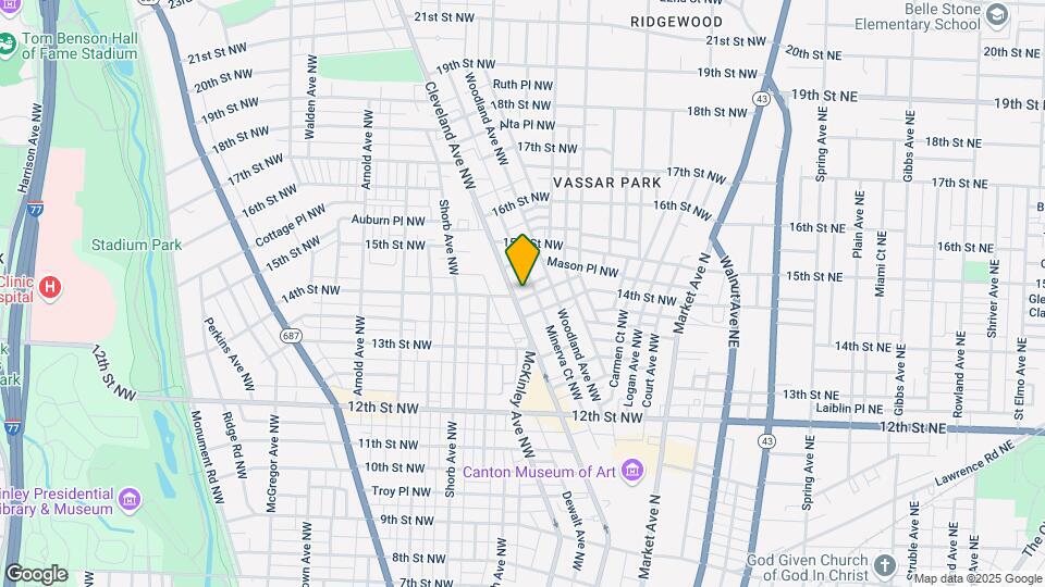 1400 Cleveland Ave NW Map and Location Details