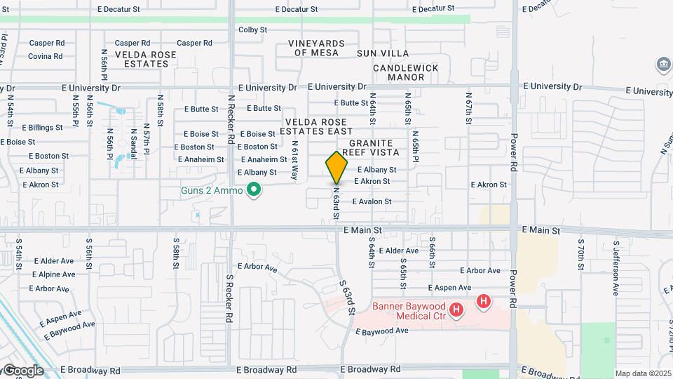 64 N 63rd St Map and Location Details