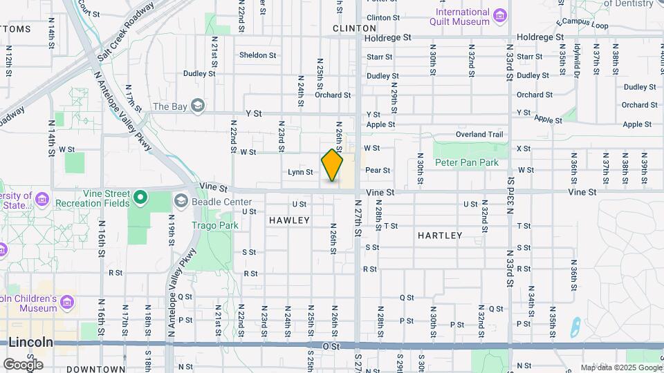 2532 Vine St Map and Location Details