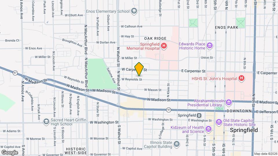 421 W Reynolds St Map and Location Details