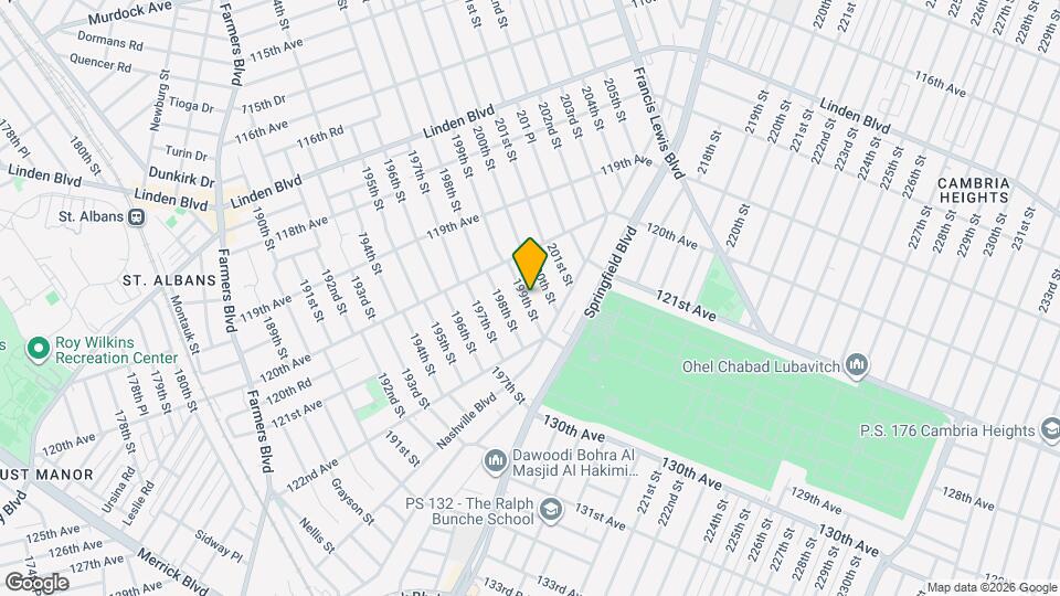 120-45 199th St Mapa y Detalles de la Ubicación