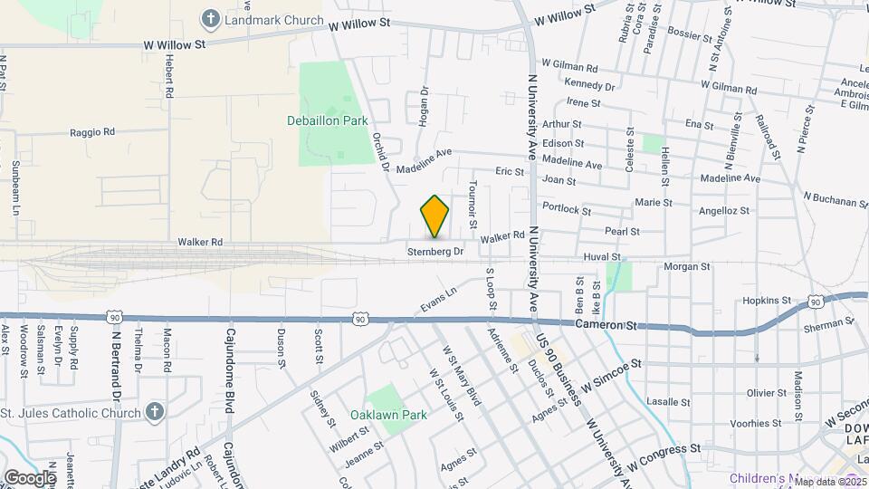 611 Walker Rd Map and Location Details