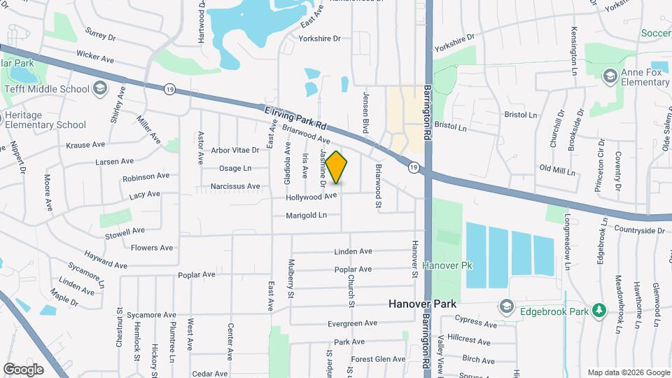 1800 Hollywood Ave Map and Location Details