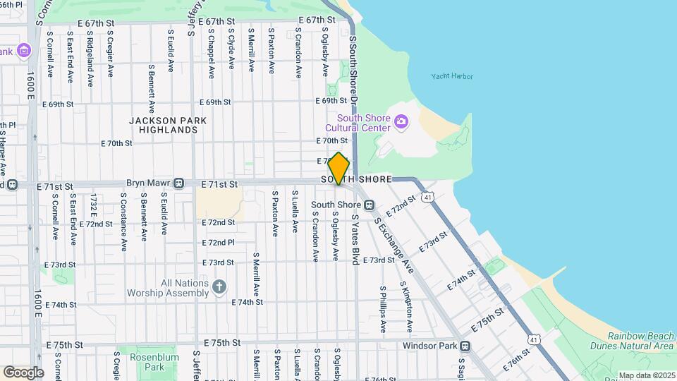 7115 S Oglesby Ave Map and Location Details
