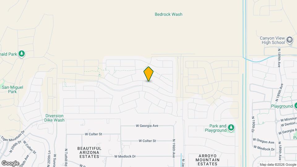 19663 W Badgett Ln Map and Location Details