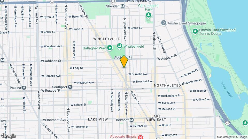 3516 N Sheffield Ave Map and Location Details