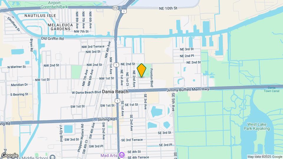 224 NE 1st St Map and Location Details